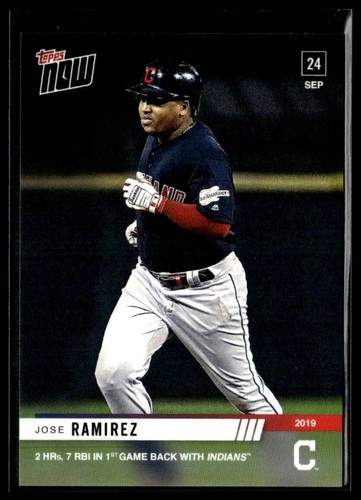 2019 Topps Now 894 José Ramírez