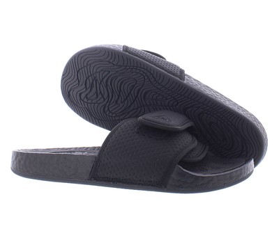 Adidas Originals Pw Boost Slide Unisex Shoes Size 7, Color: Black