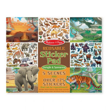 Jungle Savanna Reusable Sticker Pad