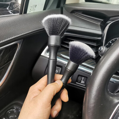 2pcs Universal Car Interior Cleaner Brush Outlet Cleaning Brush Tool Accessories