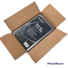 1000 New PRO SAFE SILVER AGE Comic Book Archival Poly Bags- 7 1/8 X 10 1/2 