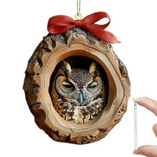 Christmas Acrylic Animal Christmas Ornaments 