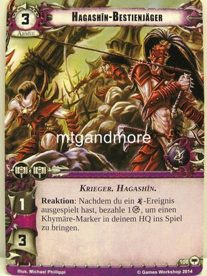 Warhammer 40000 Conquest LCG - Hagashin-Bestienjäger  #108 - Base Set dt.