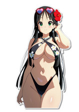 Mio Akiyama Vinyl Car Decal Sticker 7  Weatherproof