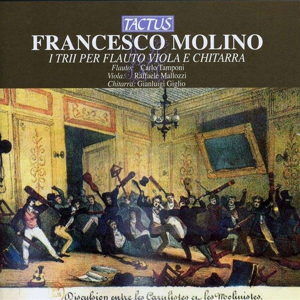 Audio Cd - Francesco Molino - I Trii Per Flauto, Viola E Chitarra - Tactus -D--image