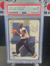 2001 Upper Deck Ovation MICHAEL JORDAN #90 PSA 10 GEM MINT