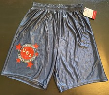 Vtg NOS 1990s USA Superstar Jr Select Basketball Camp Shorts M Dodger Nylon B
