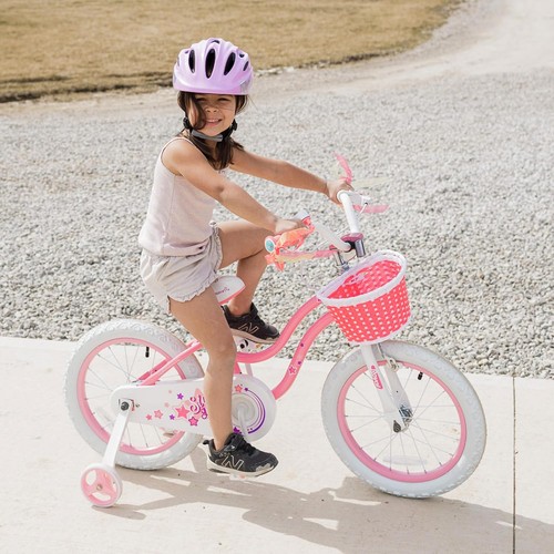 RoyalBaby Girls Bike EZ Stargirl Training Free Balance Kids Bike, Pink - Picture 11 of 15