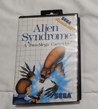 Alien Syndrome Sega Master System Video Game With Box