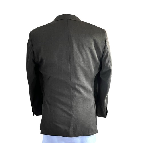 Banana Republic Italia Gris Lana 2 Piezas Traje Chaqueta Talla 42S Pantalones 32x32 120s Lana - Imagen 3 de 23