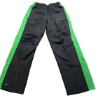 Nike Track Pants Mens large Black Green Side Stripe y2k 90's vintage