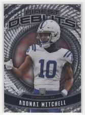 #D-10 Adonai Mitchell 2024 Finest Debut RC Indianapolis Colts