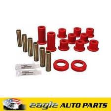 Energy Suspension Red Rear Leaf Spring Bush Kit Chev Blazer 1995 1996  # 3-2129R