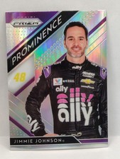 2019 Prizm Racing NASCAR SILVER Prizm Parallel #61 Jimmie Johnson Insert Card