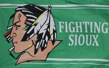 FIGHTING SIOUX 3' X 5' POLY FLAG