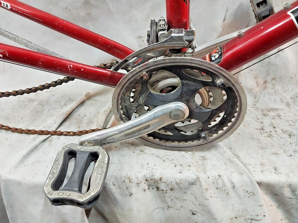 Juego de cuadro de bicicleta híbrida Raleigh Passage 3.0 Comfort 2005 14" X-Small Café Commuter Foto 4 de 4