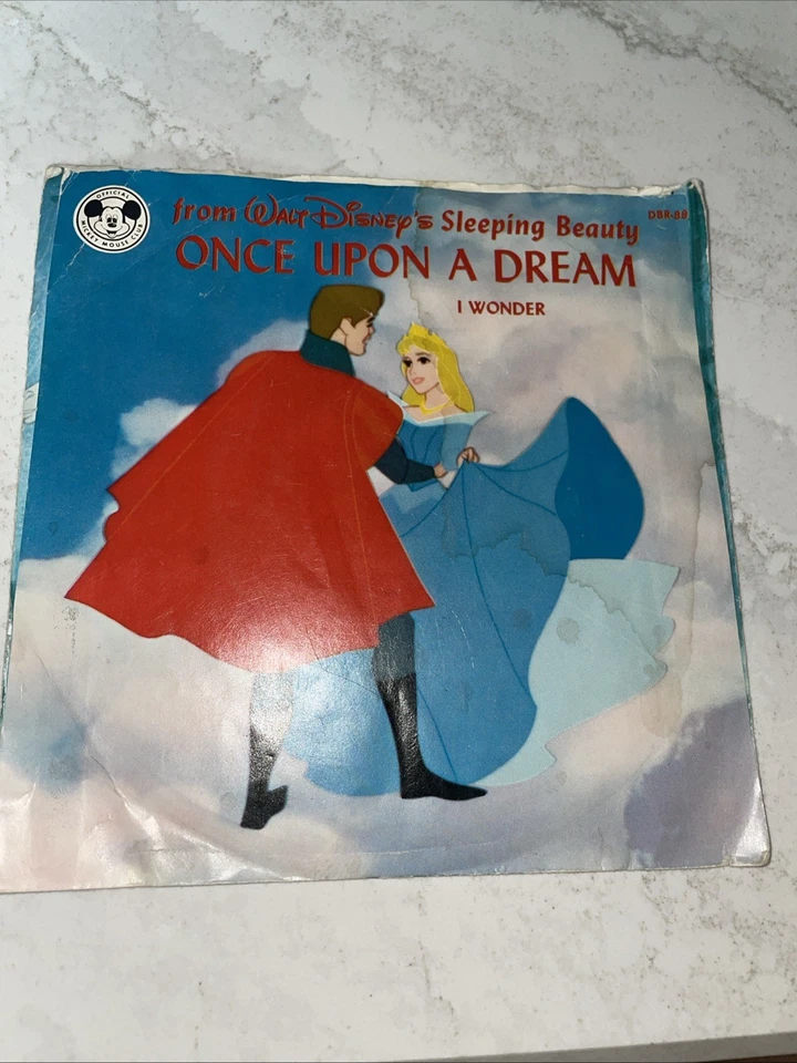 Disney's Sleeping Beauty "Once Upon A Dream" 45 RPM Record w/Sleeve  DBR-88 - Image 2 of 4