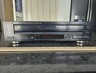 TEAC PD-D860 II 5-Disc CD Changer Player, Black, Shuffle, Stereo L/R RCA