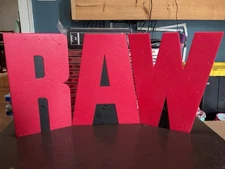 WWE Elite Raw Stage Letter Set Loose Complete (30th Anniversary Target 3 Pack)