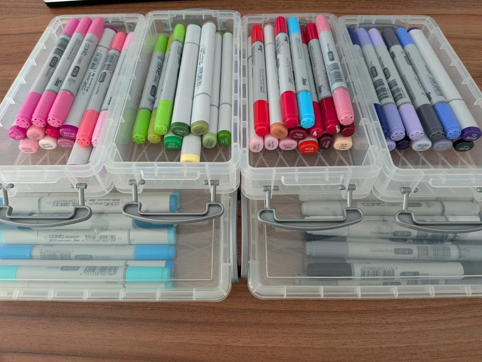 Copic Marker Set/Sammlung 137 verschiedene Farben - Bild 3 von 4
