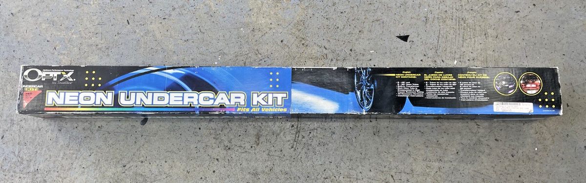 Old School StreetGlow OPTX Red Neon Tube Undercar Kit — OP100ORD