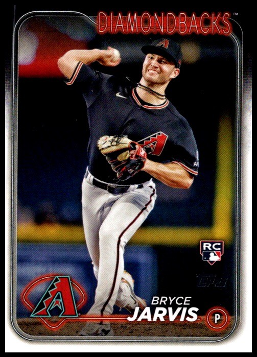 2024 Bryce Jarvis Rookie Topps Baseball Series Two RC #363 Arizona Diamondbacks