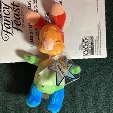 Neopets Rainbow Blumaroo Plush 5 Inch Keyquest Series 4 Jakks Pacific With Tag