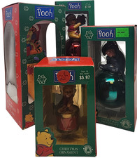 Lot Of 4 Winnie The Pooh Christmas Ornaments