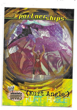 2002 Fleer WWE Absolute Divas #65 Kurt Angle Partnerships