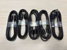 Lot of 5 DisplayPort Male to Male Monitor Cables Black DisplayPort Cable 1:1