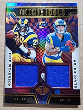 2024 Panini Illusions Rookie Idols PATCH - Eric Dickerson, Blake Corum #RI-DC