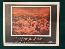 The Animal World Original Film Lobby Card #5 Irwin Allen Ray Harryhausen Obrien