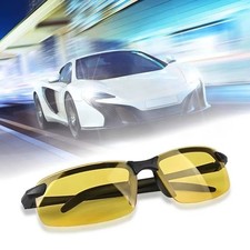 Night Driving Glasses HD Anti Glare Vision Polarized Yellow Lens Tinted Unisex