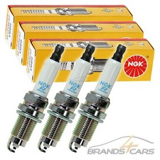3x NGK ZÜNDKERZE ZÜNDKERZEN ZFR5P-G 6893 FÜR VW FOX POLO 9N