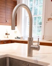 Quooker Fusion Round Boiling water Tap (Stainless steel) and 3L pro 3 Tank