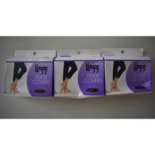 New 3 Pack L'eggs Foot Covers Sz 6-10 Nude 3 Pairs Per Pack
