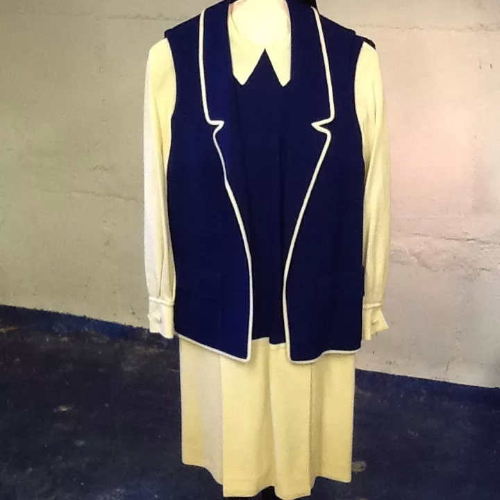Vintage Gino Paoli Italian Knit Dress and Vest