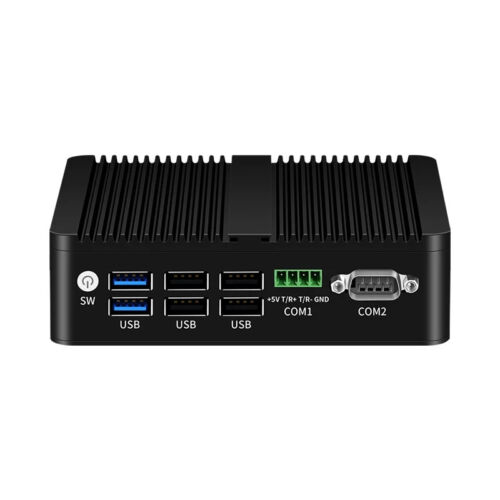 Industrial Mini PC with Inter N100 Support windows10 Phoenix RS485 RS232 Fanless - Picture 2 of 17