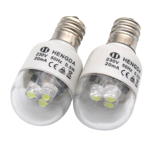 LED Light Bulbs for Home Sewing Machine 0.5W 220 Volts Screw Type - Picture 1 of 2