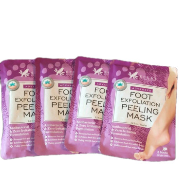 4x ECLAT Advance Foot Exfoliation Antibacterial & Zero Irritation Peeling Mask