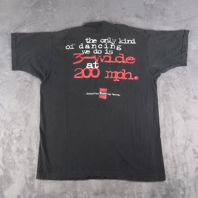 Vintage 90s Winston Cup Series Racing Pocket XL T Shirt Double Sided Nascar