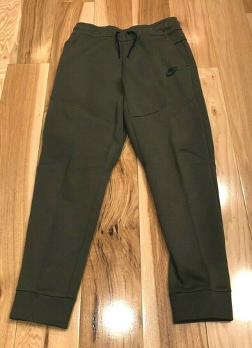 Nike Sportswear Tech Fleece Joggers Rough Green CU9213 325 BOYS LARGE | eBay