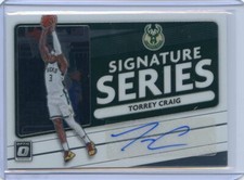 2020-21 Panini Donruss Optic TORREY CRAIG Signature Series Auto Autograph BUCKS