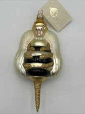 1998 Patricia Breen "Queen Bee" Vintage Handmade Hanging Glass Ornament #9835