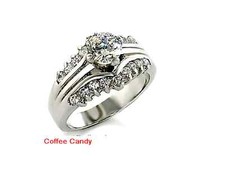 Beautiful CZ Wedding Ring Size 6,7,8 or 9