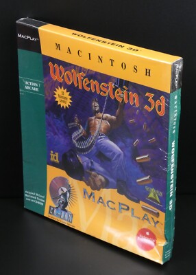 Wolfenstein 3D Scarcer MAC / Apple CD Version Box Game New in Factory Shrinkwrap