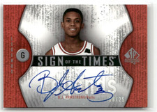 B.J. Armstrong 2006-07 Upper Deck SP Authentic Autograph 8/25 Bulls Auto #STL-BA