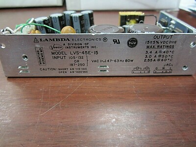 TDK-Lambda Electronics LVS-45E-15 Power Supply