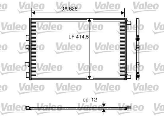 Valeo 818002 condenseur climatisation pour des trajets de vacances au frais en famille