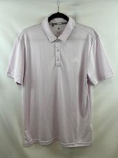ADIDAS GOLF Men's ULTIMATE SOLID Short Sleeve Polo Shirt Almost Pink Sz M NWOT